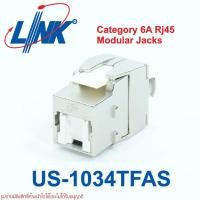 ราคา US-1034TFAS LINK US-1034TFAS Shield CAT 6A RJ45 Modular JACK, Super Slim, Tool Free, Auto Shutter (24525893867)