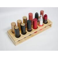 ราคา ที่ใส่ลิปสติกมินิมอล สำหรับใส่ลิปสติกที่คุณรัก ใส่ได้ทั้งแบบสั้นและแบบยาว ใส่มาสคาร่าก็ได้ด้วยนะ ผลิตจากไม้ยางพารา (23919912357)