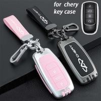 ราคา โลหะผสมรถสมาร์ทกรณีฝาครอบสําหรับ Chery Tiggo 7 Pro 8 pro PLUS Tiggo 2 3X 4 5 5X Arrizo 5 omoda 5 C5 ฝาครอบกุญแจรีโมท 4 ปุ่มป้องกัน Fob อุปกรณ์เสริม (41575491739)