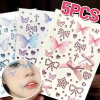 ราคา สติกเกอร์แต่งหน้าแบบ DIY Aurora Butterfly - กาวชั่วคราวและระยิบระยับสำหรับศิลปะบนใบหน้าและร่างกาย (44017387923)