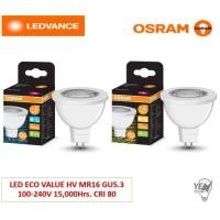 ราคา OSRAM หลอดไฟLEDฮาโลเจนรุ่นLV MR16 36D 7.5วัตต์100-240 V GU5.3(กระแสไฟตรง) (25484132561)