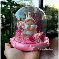 ราคา โดมแก้วพร้อมฉาก DIY มีไฟ LED วางโชว์โมเดล (28128325806)