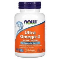 ราคา Now Foods,Ultra Omega-3, 90,180 Softgels น้ำมันปลา โอเมก้า3 บำรุงสมอง หัวใจ ป้องกันสมองเสื่อม ลดปัญหาอาการข้อเสื่อม (14331692712)