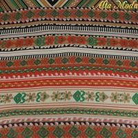 ราคา HIJAU MERAH Crepe Heavy Missoni Brown Green Red Zig Zag Chocolate (อัลต้าโมดา) (40822018497)