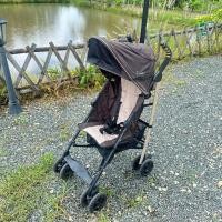 ราคา รถเข็นก้านร่ม สีน้ำตาลครีม ยี่ห้อ Fairland มือสอง สภาพดีนำเข้าจากญี่ปุ่น ล้อใหญ่โครงสร้างแข็งแรง (27621863220)