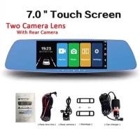 ราคา กล้องติดรถยนต์หน้าหลังจอทัชสกรีน 7นิ้ว ips RBBรุ่นV70 starlight night vision เมนูภาษาไทย ใช้งานง่ายความละเอียดคมชัด (5966515090)
