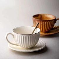 ราคา Porcelain Bone China ชุดสีขาวบ่ายพร้อมที่จับเซรามิคถ้วยชาตุรกีถ้วยกาแฟ Dre (50600616134)