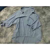 ราคา เสื้อเชิ้ตปลายแขนผูกโบว์ (13445433150)