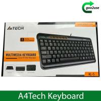 ราคา A4Tech คีย์บอร์ดมัลติมีเดีย Slim Compact KL-5 (57650013892)