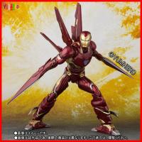 ราคา [งานแท้ 100%] S.H.Figuarts โมเดล ไอรอนแมน มาร์ค50 อเวนเจอร์ส อินฟินิตีวอร์ Model Iron Man Mark50 Nano Weapon Set Tony (2085784753)