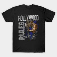 ราคา เสื้อยืด Vintage Hulk Hogan Hollywood Rules T-Shirt แท้ Cotton 100% หนาๆ oversize หลวม วินเทจ (25146781196)