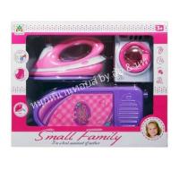 ราคา เซตโต๊ะรีดผ้า+เตารีดไอน้ำ+เครื่องซักผ้า ใส่ถ่าน มีเสียง มีไฟ ของเล่นจำลอง (24855267489)