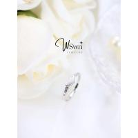 ราคา Minimalist Heart ring แหวนเงินแท้925 (เงินแท้92.5%) ลายหัวใจด้าน ฝังเพชรสวิช (28475074635)