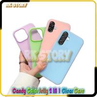 ราคา Samsung A17 - A07 Softcase ล่าสุด Candy Color Jelly 2 IN 1 Clearcase Soft กันกระแทก (40672977100)