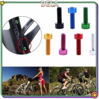 ราคา DELA FAST2pcs ขวดน้ําจักรยานกรงสลักเกลียวผู้ถือจักรยานสกรู Hex-headed M5*15 มม. (42671789026)