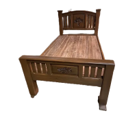 ราคา เตียงนอนไม้สักขนาด3.5ฟุต (14182484876)