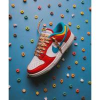 ราคา Nike Dunk Low QS LeBron James Fruity Pebbles ขนาด 8.5us ของใหม่ ของแท้ มือ 1 (18665391702)