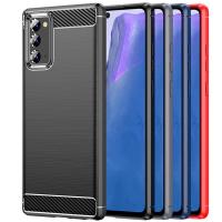 ราคา Samsung Galaxy Note 20 Ultra Note 10 Plus Note 8 9 10 Lite เกราะกันกระแทก คาร์บอนไฟเบอร์ แปรงไฮบริด TPU เคส (11590185685)