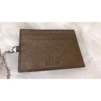 ราคา Pradaหนังใส่บัตรมือ2ของแท้ (5357019246)