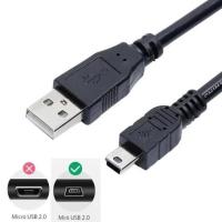 ราคา สาย USB 2.0 to Mini USB 5Pin Cable สายหนาแข็งแรงทนทาน ยาว1.8M/ 3M / 5M (41459422499)