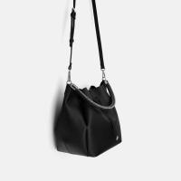 ราคา กระเป๋า Zara Bucket Bag ของแท้ หนังเรียบ ทรงขนมจีบ (2522084545)