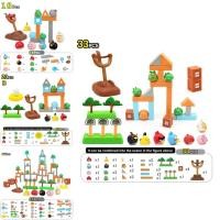 ราคา Angry Bird บล็อกตัวต่อที่ไม่ซ้ํากันอิฐรูปสําหรับคอลเลกชันสําหรับเด็ก Play และ (43774037194)