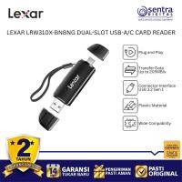 ราคา LEXAR LRW310X-BNBNG เครื่องอ่านการ์ด Dual Slot USB-A USB-C CF SD เครื่องอ่านการ์ด Fast Transfer X01 (42721456195)