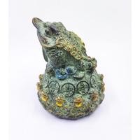 ราคา กบสามขา คาบเหรียญ กิมเซียมซู 4.5 นิ้ว ทองเหลืองสนิมเขียว (11741087119)