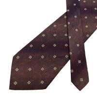 ราคา เนคไท Yves Saint Laurent Silk Purple Geometric Korea เนคไทแบรนด์เนม ของแท้ (43810717037)