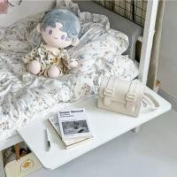 ราคา โต๊ะข้างเตียงหอพักเตียงพับได้กระดานขยายชั้นเก็บของข้างเตียงสองชั้นล่างสิ่งประดิษฐ์ป้องกันขั้นตอนแผ่นกั้นบันได (57751461671)