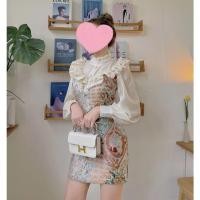 ราคา เดรสผ้าทอแขนยาว งานป้าย Valley girl SizeL ***มือ1ป้ายห้อย (21556810125)