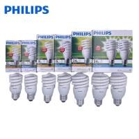 ราคา Philips หลอดประหยัดไฟ ทอร์นาโด Tornado 12W 15W 24W ขั้ว E27 สีวอร์มไวท์ 2700K สีขาว6500K ไฟ LED Light ไฟLED ไฟแต่งห้อง (5657680074)