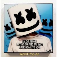 ราคา กรอบรูปมาร์ชเมลโล่#Marshmello(DJ)#Worldpopart#กรอบรูปวิทยาศาสตร์พร้อมแขวนเคลือบเงาไว้อย่างดี (8811293522)