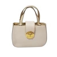 ราคา กระเป๋าถือ Metrocity gold logo buckle tote bag ❤️สินค้ามือสองแบรนด์แท้ (26024835380)