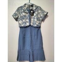 ราคา ชุดเดรสผ้าไทยลายขอพระราชทาน (25806145244)