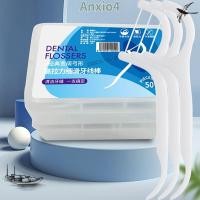 ราคา ANXIO4 50 ชิ้น/กล่อง ไหมขัดฟัน Picks, กล่องไหมขัดฟัน Oral Care Floss, ทําความสะอาดฟันแบบพกพาทิ้งฟัน Stick Home (41673994379)