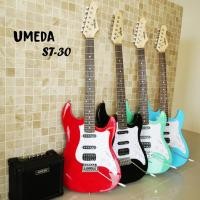 ราคา Umeda - ST-30 R ปิ๊กอัพ H-S-S พร้อม ตู้แอมป์กีตาร์ไฟฟ้า Umeda รุ่น AG-09G ขนาด 10วัตต์ ลำโพง (8257481428)