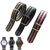 ราคา เหมาะสําหรับ Omega 007 สายผ้าใบไนลอน Hippocampus 300 Ghost Party Speedmaster Series สายนาฬิกา 20 มม. (42120982407)