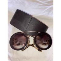 ราคา Prada Sunglasses แว่นตา ปราดา รุ่น SPR 133S มือสอง / สีครีมลายกระ (4587512127)