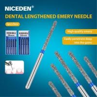 ราคา NICEDEN ทันตกรรม Diamond Bur เพชรเจาะ สําหรับ Handpiece ความเร็วสูง 28/32 มม (56450338747)