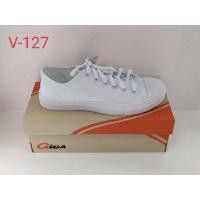 ราคา รองเท้าผ้าใบ รองเท้าพละสีขาว Giga V-127 (9443585764)
