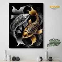 ราคา ภาพวาดปลาคาร์ฟสำหรับตกแต่งบ้าน (42625463748)