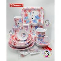 ราคา ชุดทานข้าวเมลามีนลายคิตตี้ ฟลาวเวอร์ งานศรีไทยซุปเปอร์แวร์ #ร้านรุ้งจิปาถะ (28679812538)