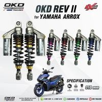 ราคา โช๊คOKDใส่Aerox รุ่นREV II ยาว310 โช๊คOKDแท้ โช๊คแต่งOKD โช๊คแก๊สแท้ (26339306093)
