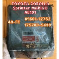 ราคา กล่องเครื่องยนต์ TOYOTA ECU 4A-FE ECT Denso 89661-12752 175700-5480 ป้ายแดง ใส่ AE101 (15499841075)