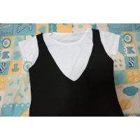 ราคา เดรส เสื้อขาว+เดรสสีดำ มือสองสภาพดีมากๆ (384633567)