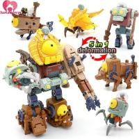ราคา LUNANOVA Plant Zombie Deformation, Transforming Giant Skeleton Zombie หุ่นยนต์ตุ๊กตา, อุปกรณ์ต่อพ่วงเกม Mech PVZ Assembly 5 in 1 ของเล่นเพื่อการศึกษา (42676193691)