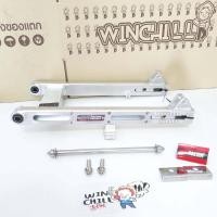 ราคา NUI สวิงอาร์ม + แกนล้อ + น็อตโช้ค + กันช้ำ สวิงอาร์มหนุ่ย เจาะ 2 รู WAVE110i/ WAVE125/ DREAM SUPERCUB/WAVE100s2005 อามย่น110i อามเจาะ (15030845722)