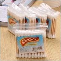 ราคา สำลีก้านไม้ยาว 2หัว100ก้าน เช็ดแผล ฆ่าเชื้อ ไม้พันสำลี สำลีก้าน สำลีพันไม้ สำลีก้านยาว คัตตั้นบัดส์ (6444463391)