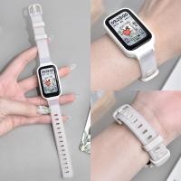 ราคา โปร่งใสคู่สีซิลิโคนสําหรับ Xiaomi Mi Band 8 Active Redmi Band 2 SmartWatch สายคล้องยางรัด Xiaomi Smart Band 8 Active (27866593338)
